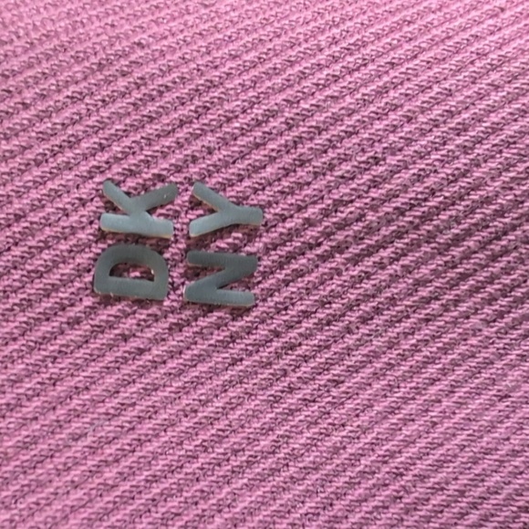 DKNY 1/4 Zip Mock Neck Long Sleeve Pullover Sweater Men Small Burgundy - Picture 2 of 10